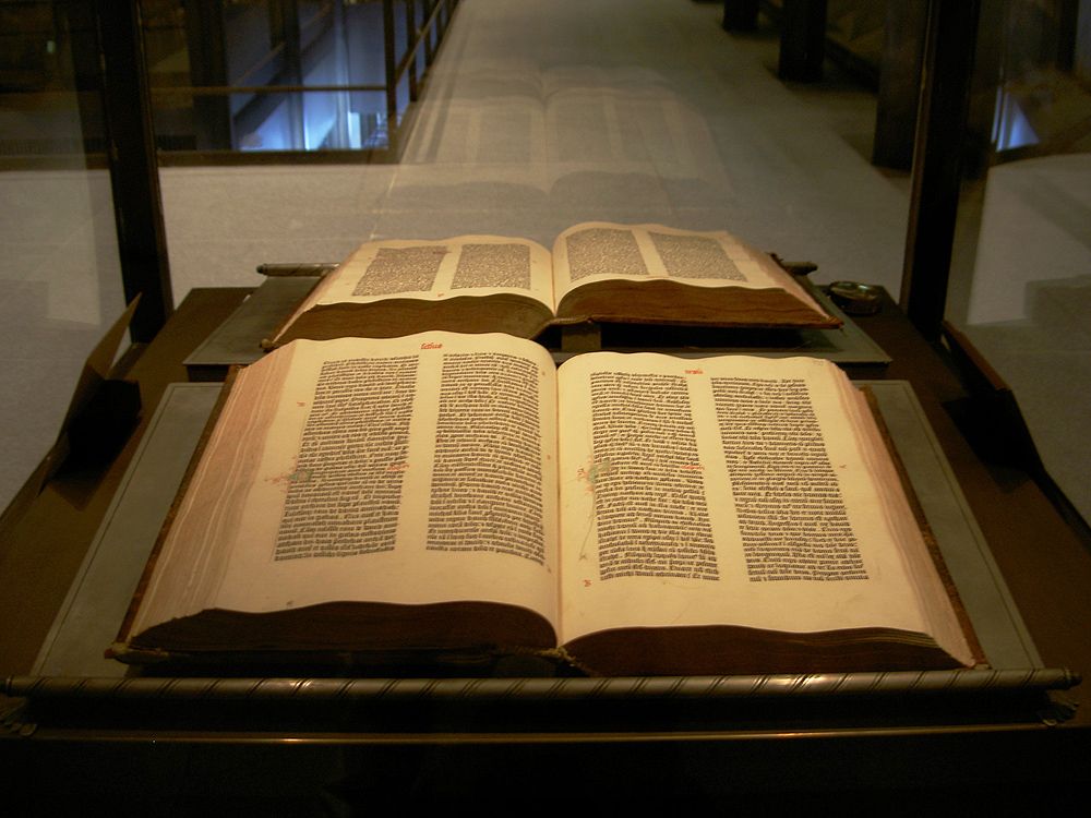 La Bibbia di Gutenberg, il primo libro stampato in Europa